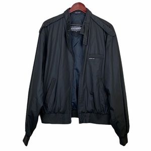 Vintage 80’s Members Only Black Racer Jacket 46